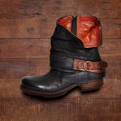 Michalash | Vintage leren laarzen