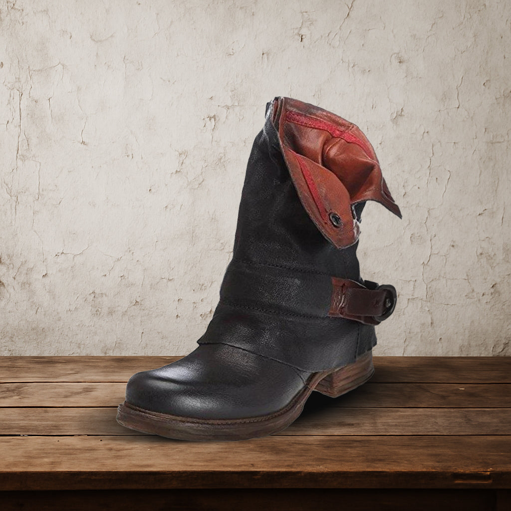 Michalash | Vintage leren laarzen