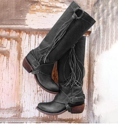 Michalash | Vintage kuitlaarzen voor dames